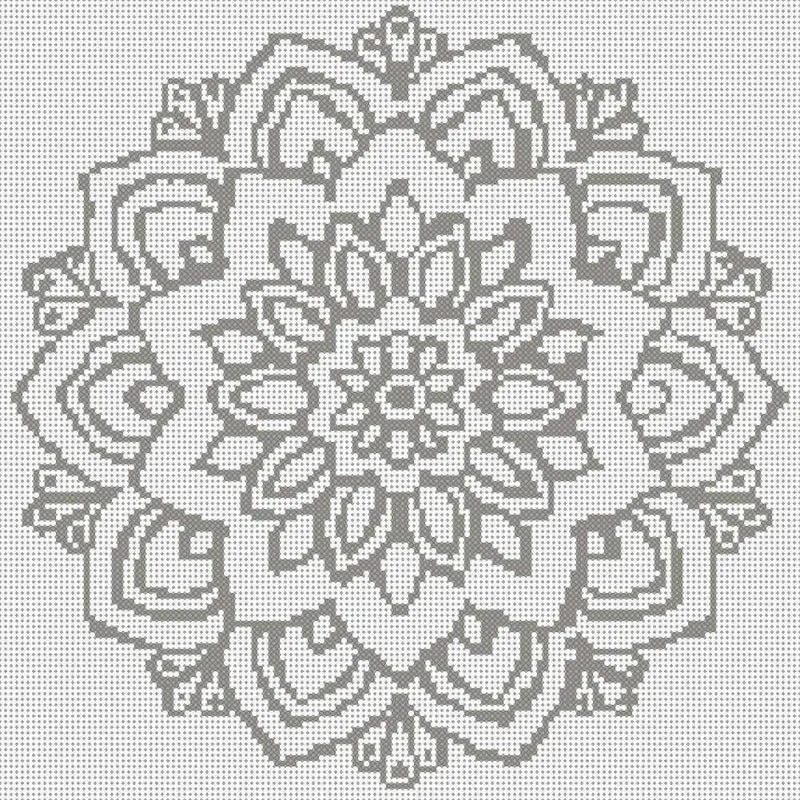 Mandala 7 - Strass (OHNE STEINE)