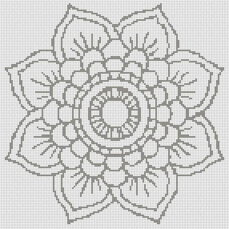 Mandala 6 - Strass (OHNE STEINE)