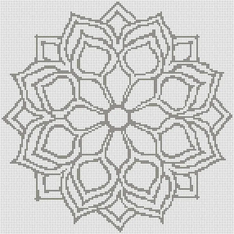 Mandala 3 - Strass (OHNE STEINE)