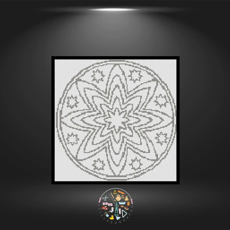Mandala 2 - Strass (OHNE STEINE)