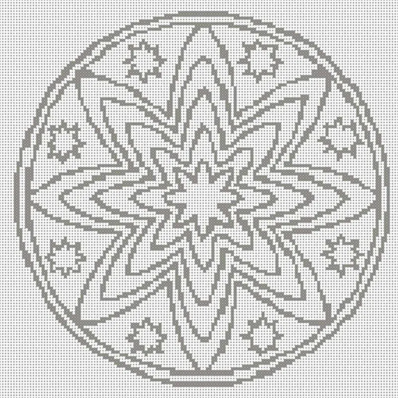 Mandala 2 - Strass (OHNE STEINE)