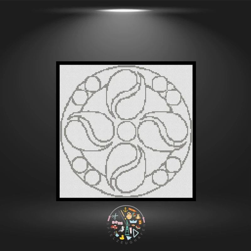 Mandala 1 - Strass (OHNE STEINE)