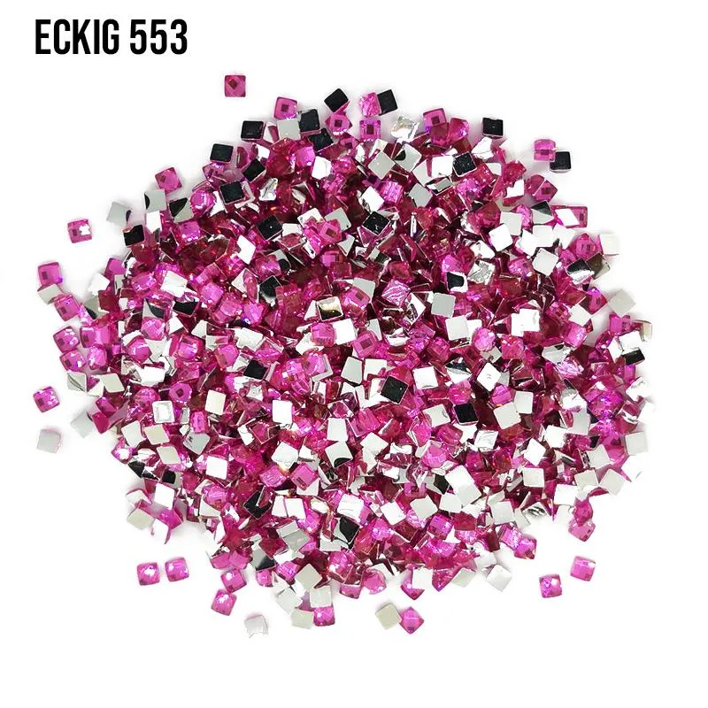 DMC 553 Plum Ultra Light - eckig Strass Diamond Painting Steine 2,5mm