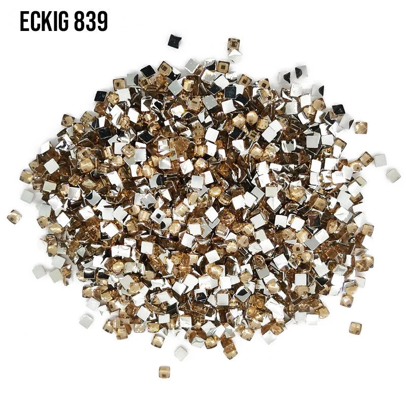 DMC 839 Beige Brown - eckig Strass Diamond Painting Steine 2,5mm