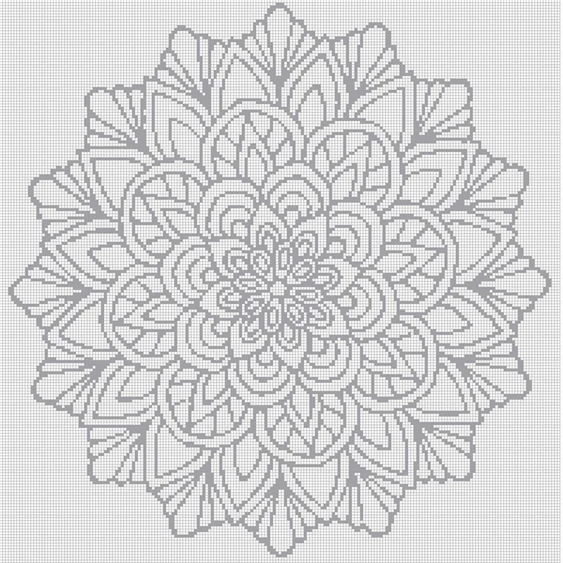 Mandala 17 - Quadratisch (OHNE STEINE)