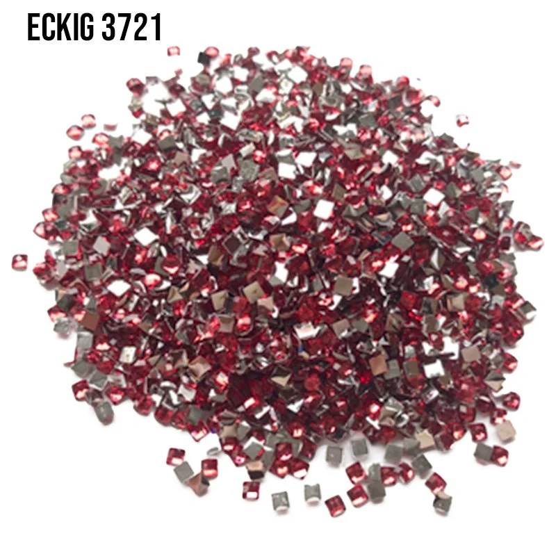 DMC 3721 Shell Pink Dark - eckig Strass Diamond Painting Steine 2,5mm