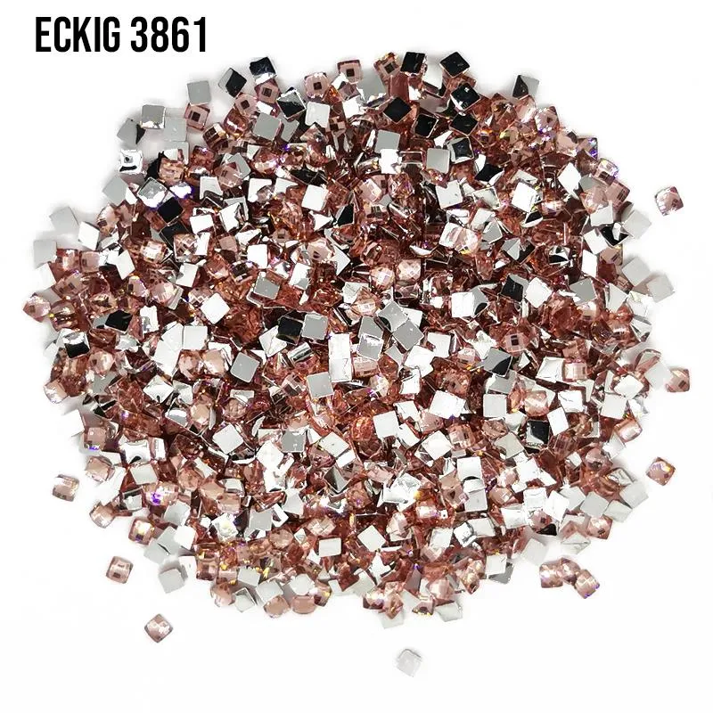 DMC 3861 Cocoa Light - eckig Strass Diamond Painting Steine 2,5mm