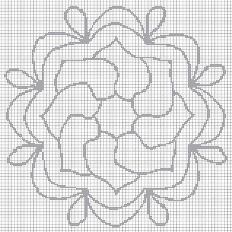 Mandala 4 - Quadratisch (OHNE STEINE)