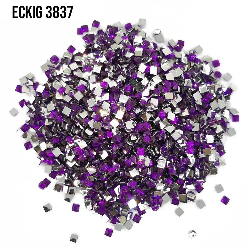 DMC 3837 Lavender Ultra Dark - eckig Strass Diamond Painting Steine 2,5mm