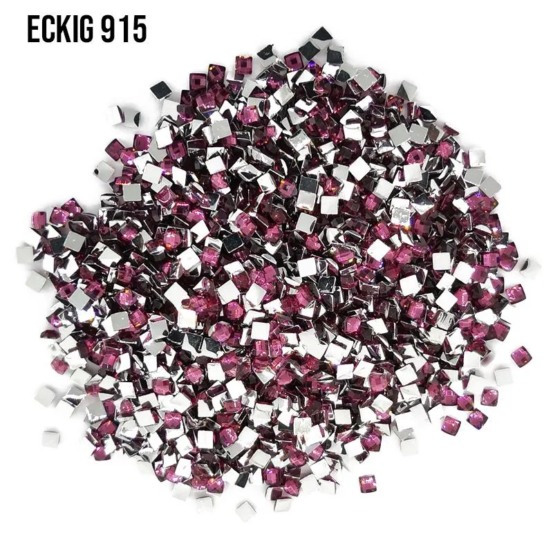 DMC 915 Plum Dark - eckig Strass Diamond Painting Steine 2,5mm