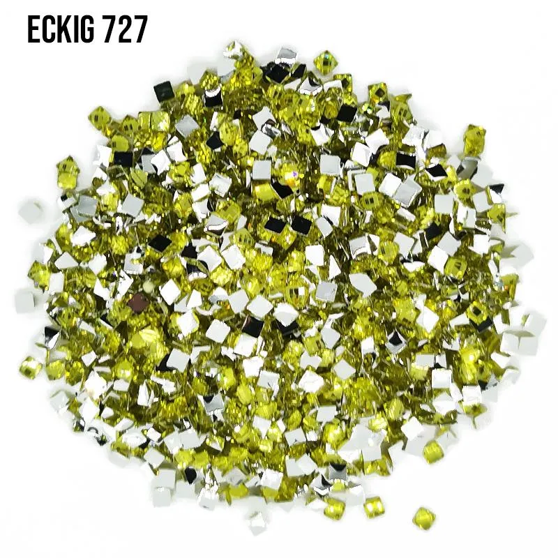 DMC 727 Topaz Very Light - eckig Strass Diamond Painting Steine 2,5mm