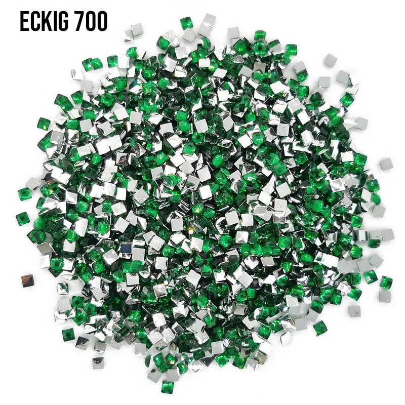 DMC 700 Christmas Green Bright - eckig Strass Diamond Painting Steine 2,5mm