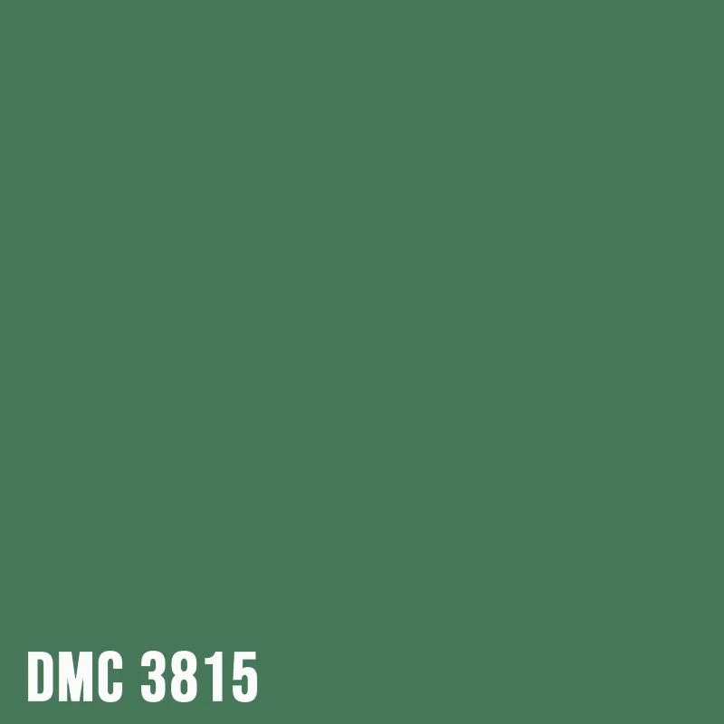 DMC 3815 Celadon Green - Dark - eckig Diamond Painting Steine 2,5mm