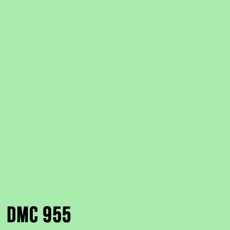 DMC 955 Nile Green - Light - eckig Diamond Painting Steine 2,5mm