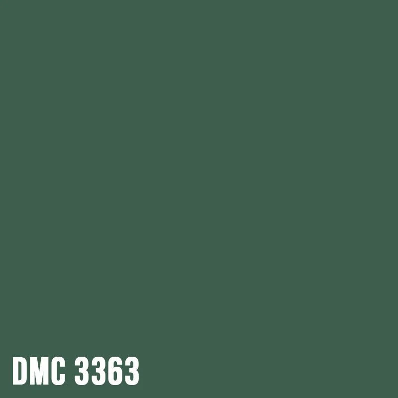 DMC 3363 Pine Green - Medium - eckig Diamond Painting Steine 2,5mm