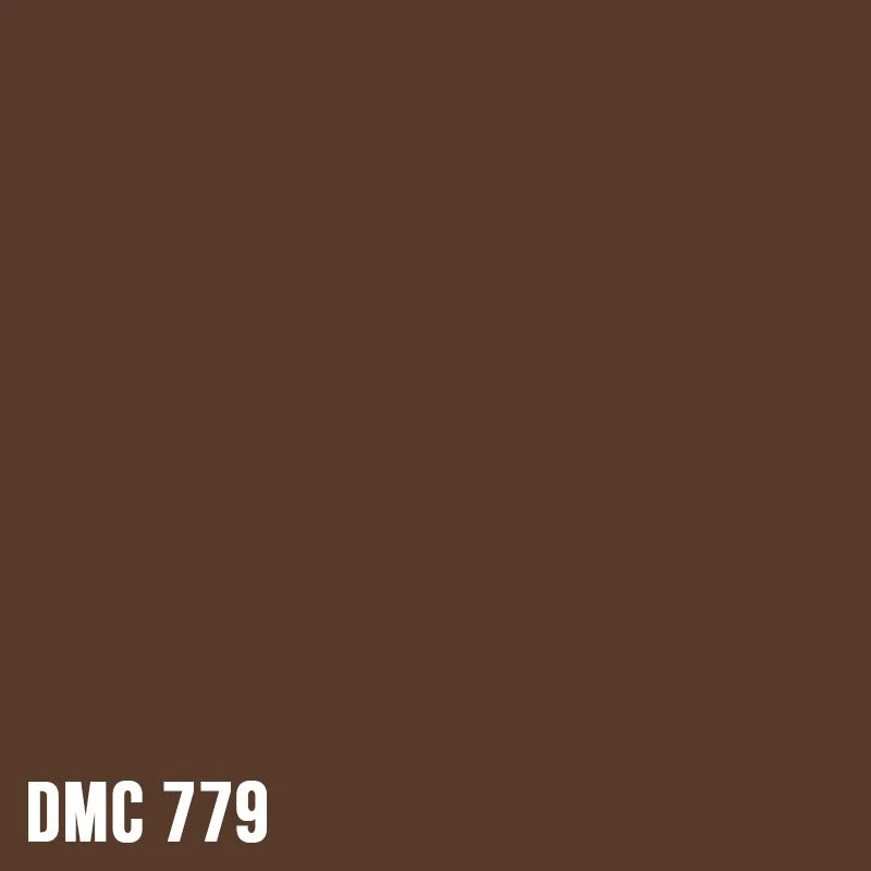 DMC 779 Brown - eckig Diamond Painting Steine 2,5mm