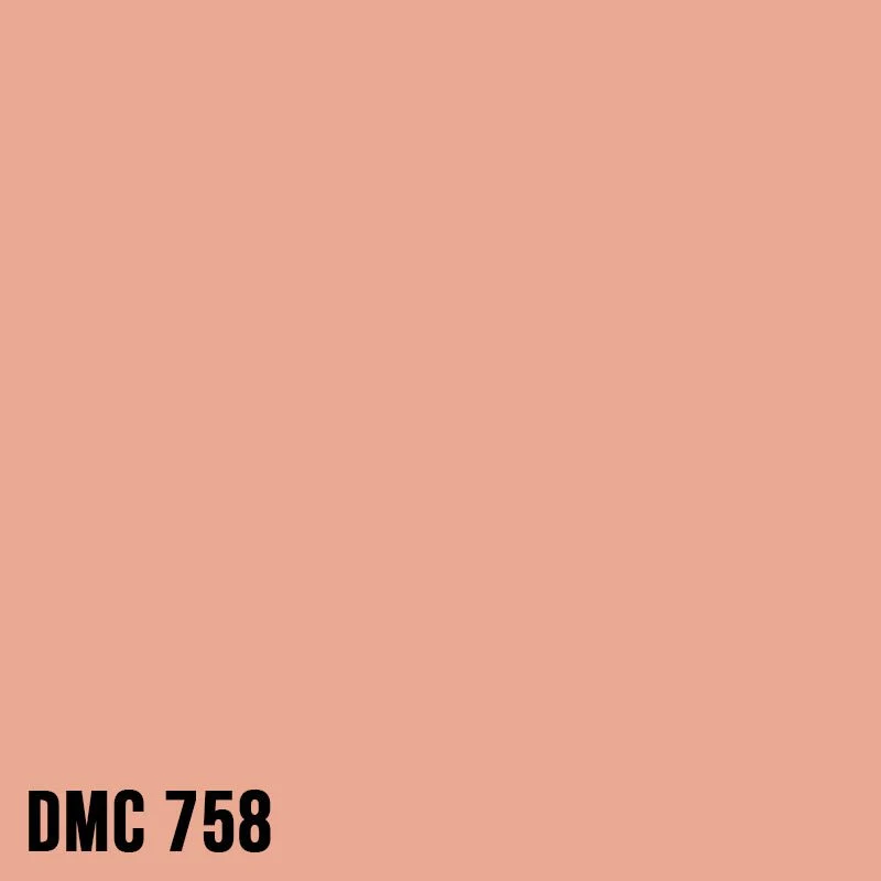 DMC 758 Terra Cotta - Very Light - eckig Diamond Painting Steine 2,5mm