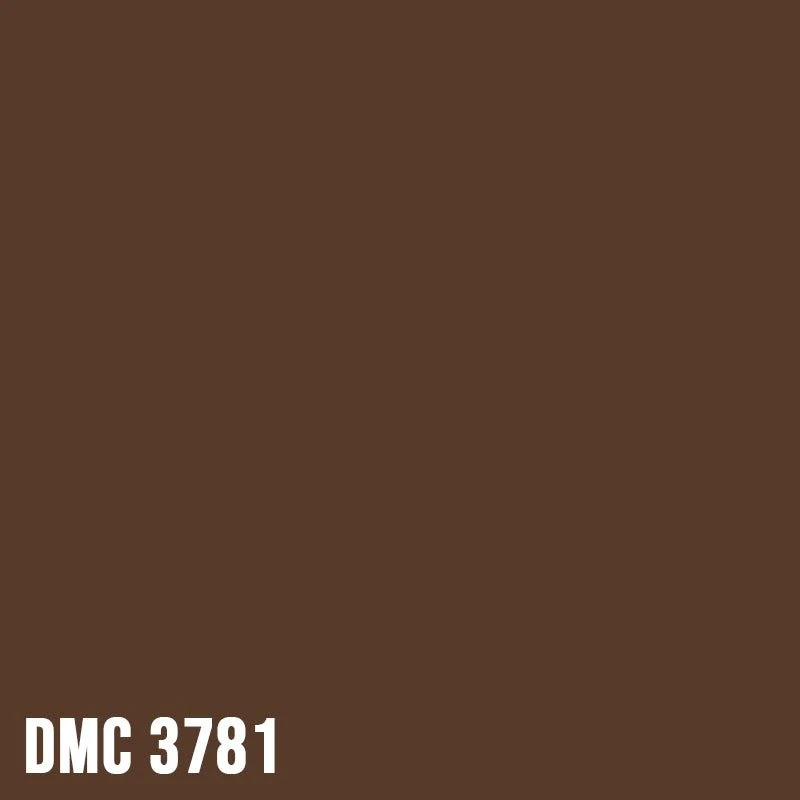 DMC 3781 Mocha Brown - Dark - eckig Diamond Painting Steine 2,5mm