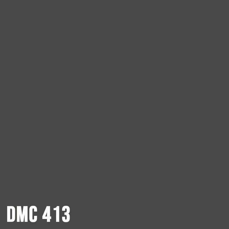 DMC 413 Pewter Grey - Dark - eckig Diamond Painting Steine 2,5mm