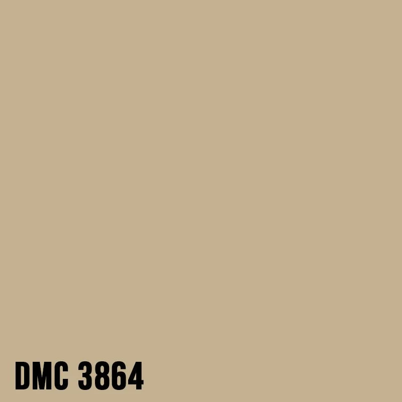 DMC 3864 Mocha Beige-LT - eckig Diamond Painting Steine 2,5mm