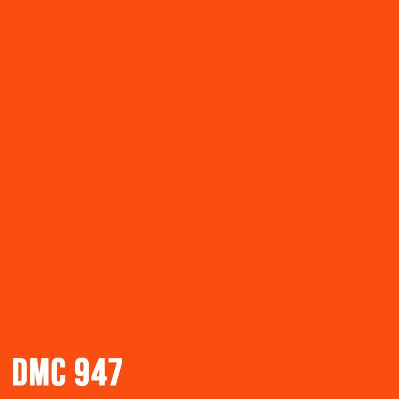 DMC 947 Burnt Orange - eckig Diamond Painting Steine 2,5mm