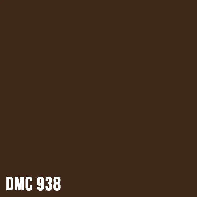 DMC 938 Coffee Brown - Ultra Dark - eckig Diamond Painting Steine 2,5mm