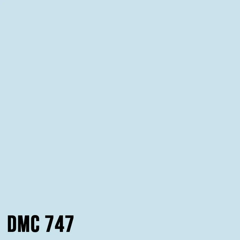 DMC 747 Sky Blue - Very Light - eckig Diamond Painting Steine 2,5mm