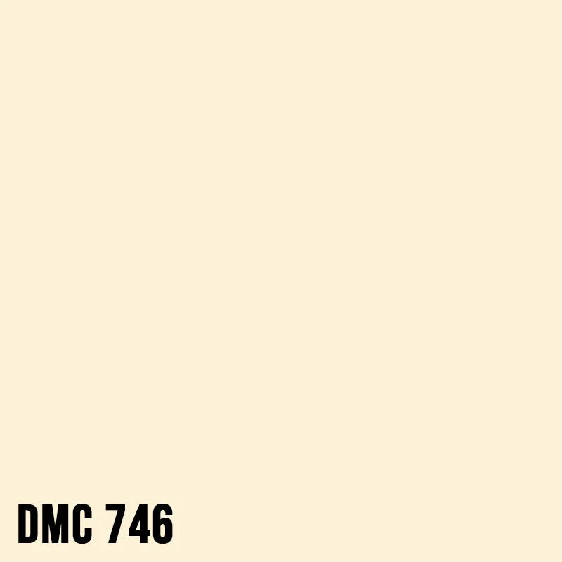 DMC 746 Off White - eckig Diamond Painting Steine 2,5mm