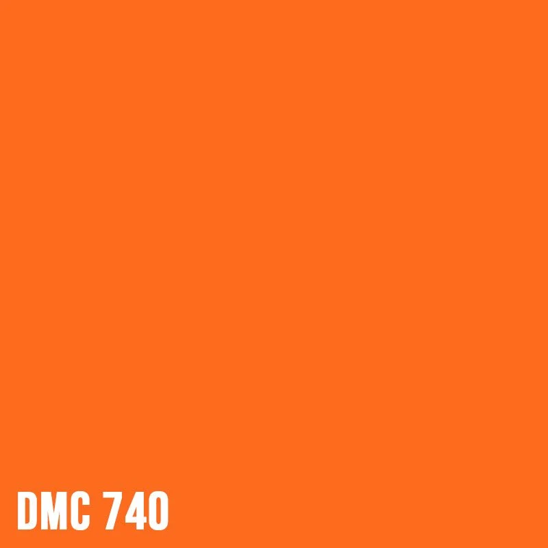DMC 740 Rangerine - eckig Diamond Painting Steine 2,5mm