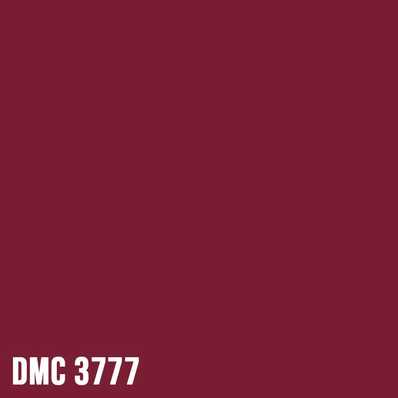 DMC 3777 Terra Cotta - Very Dark - eckig Diamond Painting Steine 2,5mm