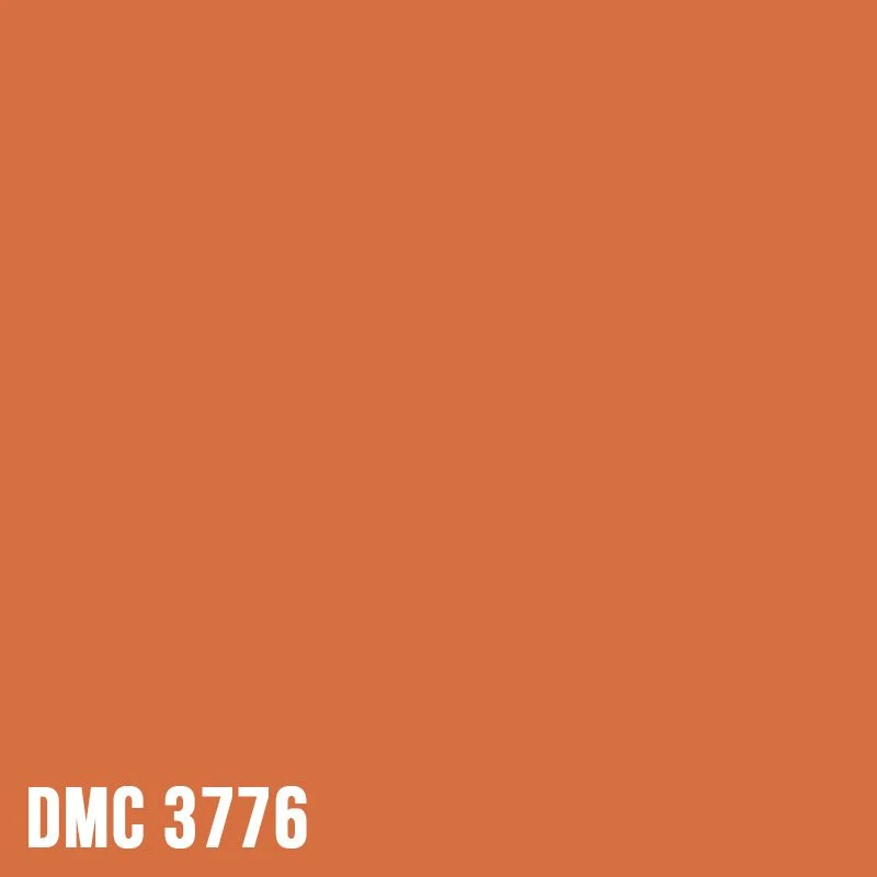 DMC 3776 Mahogony - Light - eckig Diamond Painting Steine 2,5mm