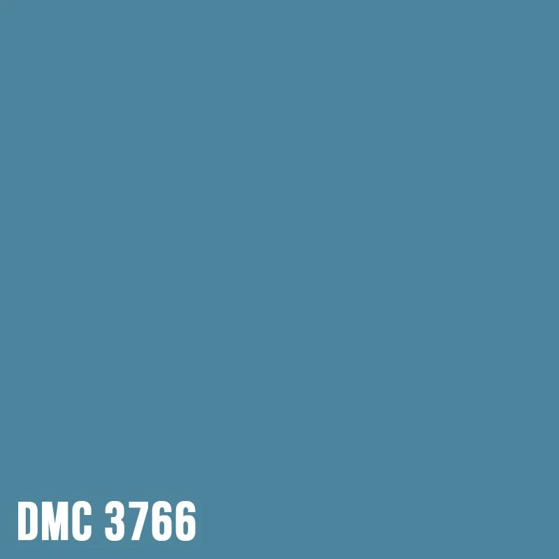 DMC 3766 Peacock Blue - Light - eckig Diamond Painting Steine 2,5mm