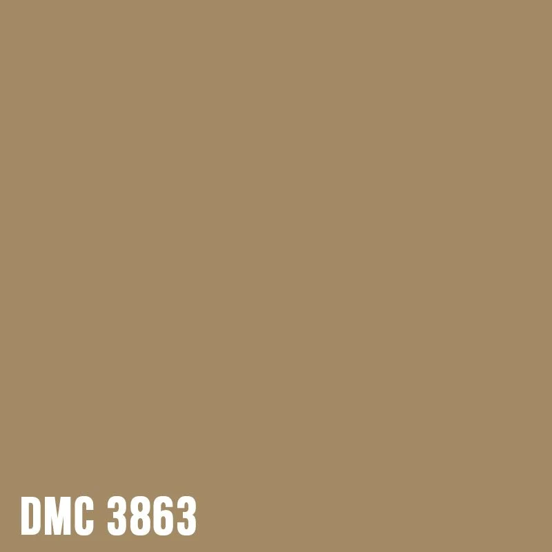 DMC 3863 Mocha Beige-MD - eckig Diamond Painting Steine 2,5mm