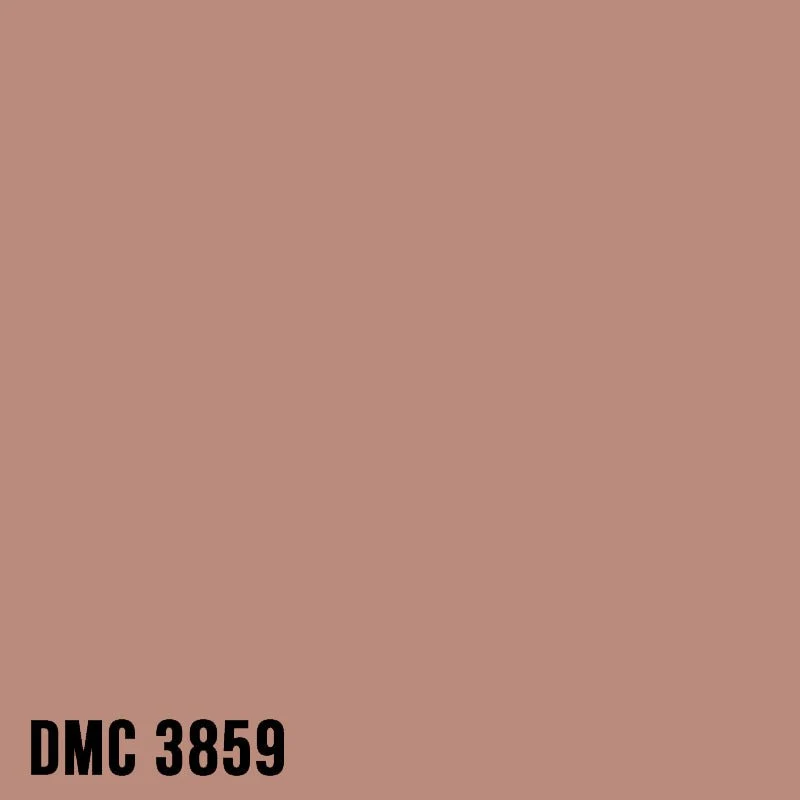 DMC 3859 Rosewood-LT - eckig Diamond Painting Steine 2,5mm