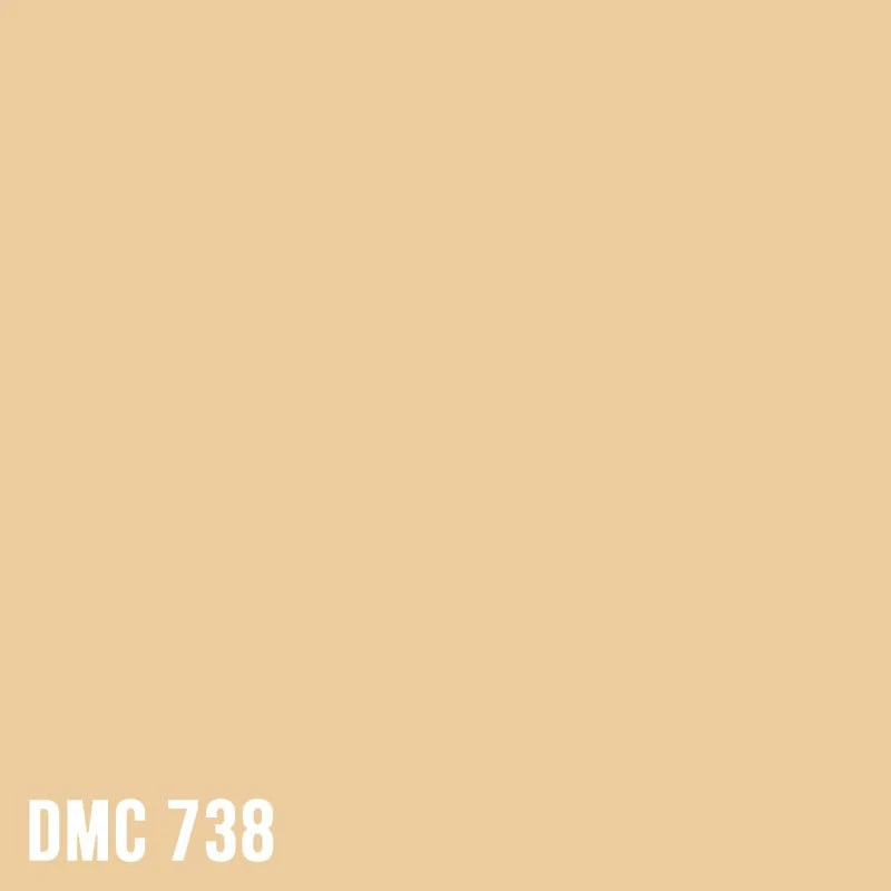 DMC 738 Tan - Very Light - eckig Diamond Painting Steine 2,5mm