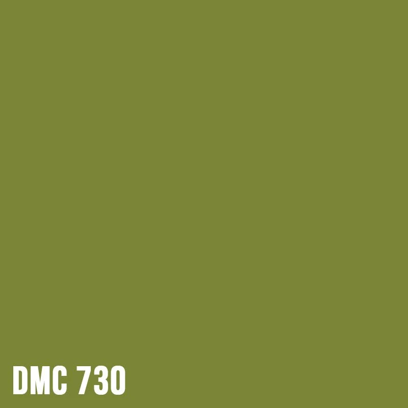 DMC 730 Olive Green - Very Dark - eckig Diamond Painting Steine 2,5mm