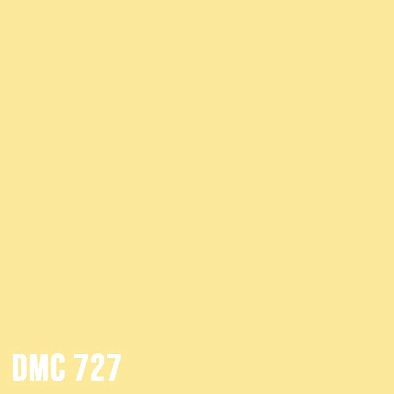 DMC 727 Topaz - Very Light - eckig Diamond Painting Steine 2,5mm