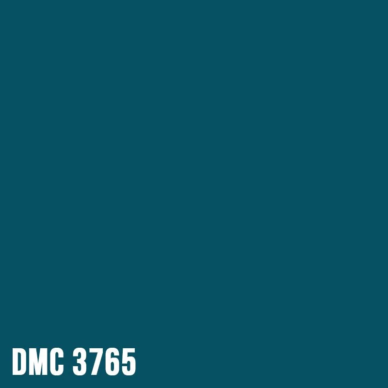 DMC 3765 Peacock Blue - Very Dark - eckig Diamond Painting Steine 2,5mm