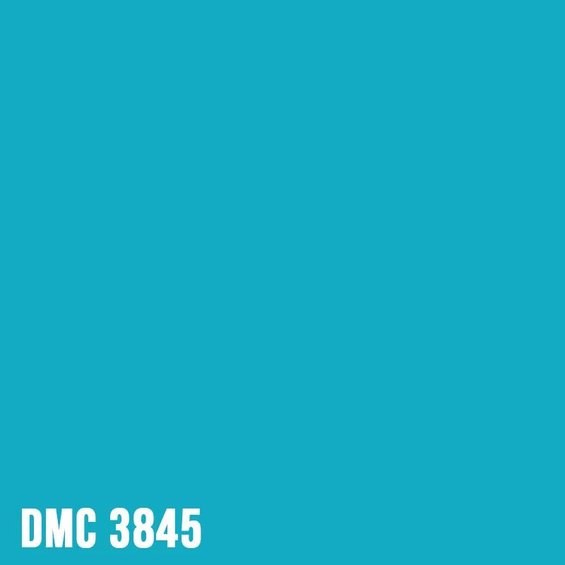 DMC 3845 Bright Turquoise - Medium - eckig Diamond Painting Steine 2,5mm
