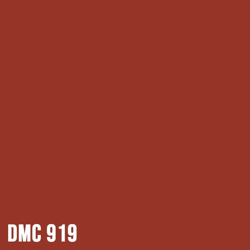 DMC 919 Red Copper - eckig Diamond Painting Steine 2,5mm