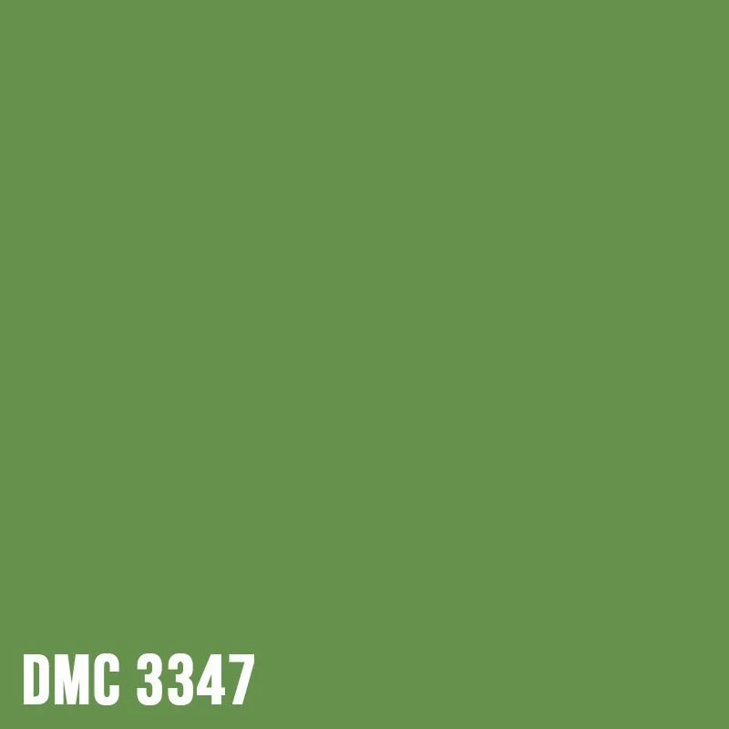 DMC 3347 Yellow Green - Medium - eckig Diamond Painting Steine 2,5mm