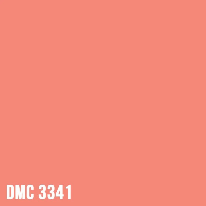 DMC 3341 Apricot - eckig Diamond Painting Steine 2,5mm