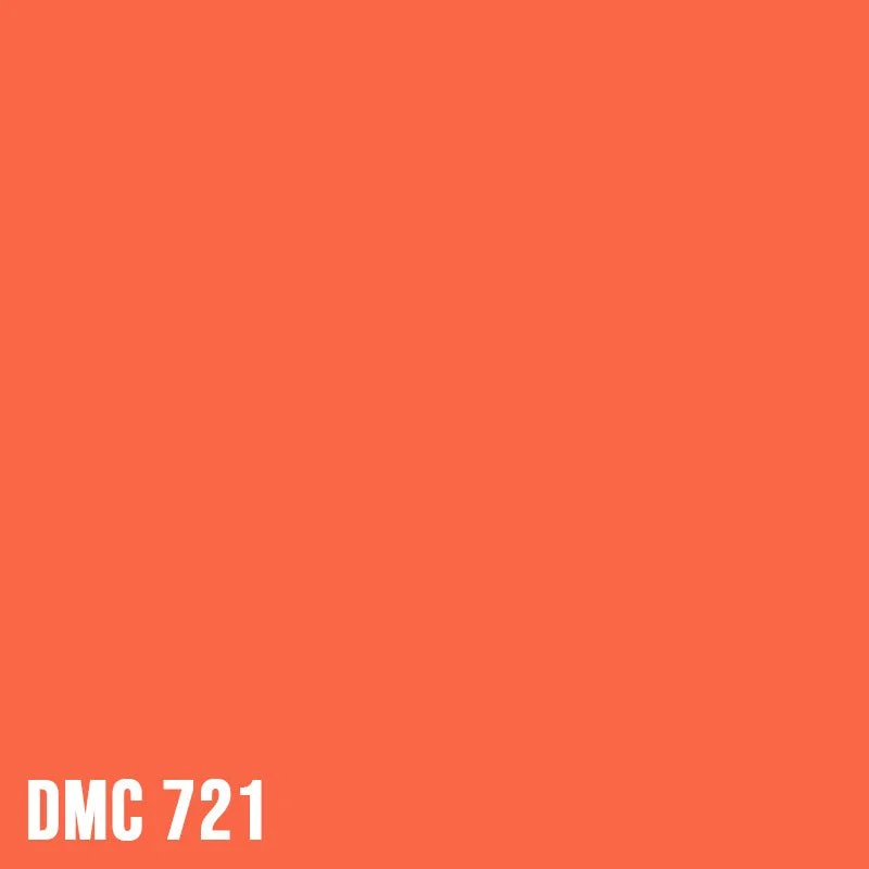 DMC 721 Orange Spice - Medium - eckig Diamond Painting Steine 2,5mm
