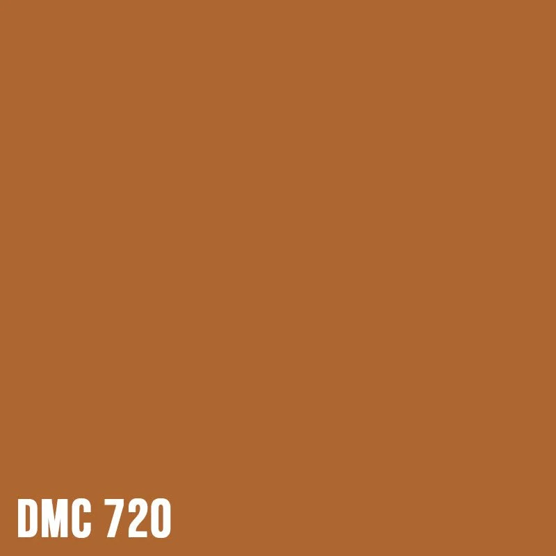 DMC 720 Orange Spice - Dark - eckig Diamond Painting Steine 2,5mm