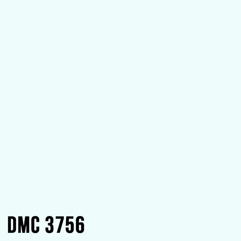 DMC 3756 Baby Blue - Ultra Very Light - eckig Diamond Painting Steine 2,5mm