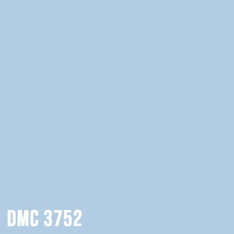 DMC 3752 Antique Blue - Very Light - eckig Diamond Painting Steine 2,5mm