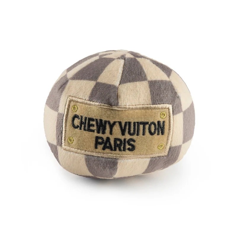 Chewy Vuiton Checker Ball