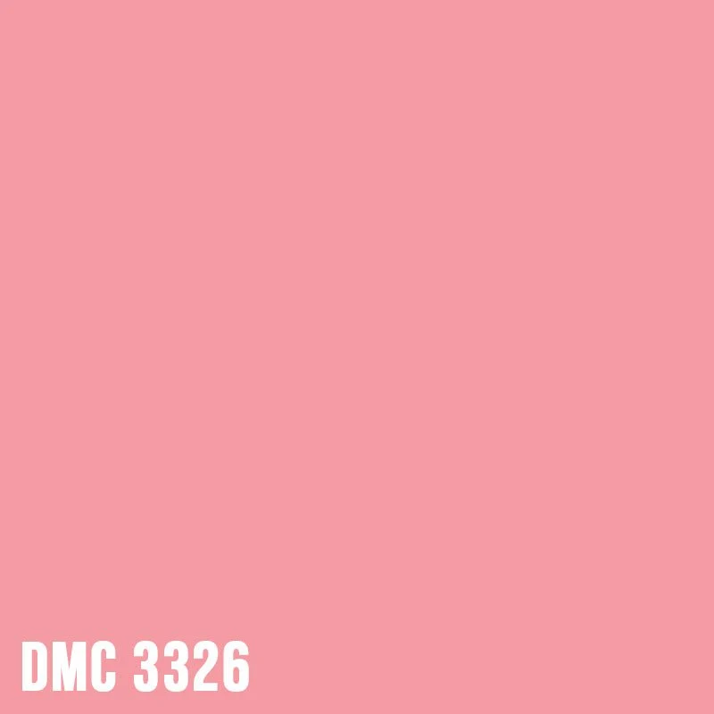 DMC 3326 Rose Light - eckig Diamond Painting Steine 2,5mm