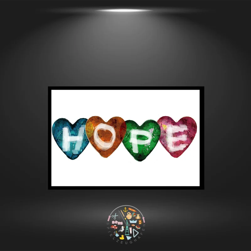 'Hearts of hope' - Strass / Rhinestone