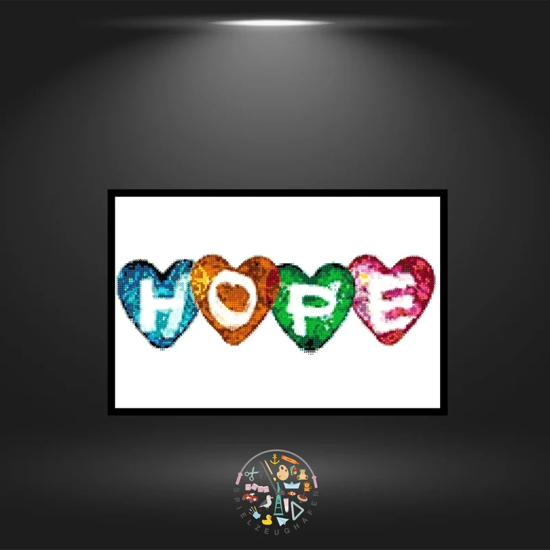 'Hearts of hope' - Strass / Rhinestone